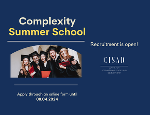 Registration for the Complexity Summer School 2024 is open!
