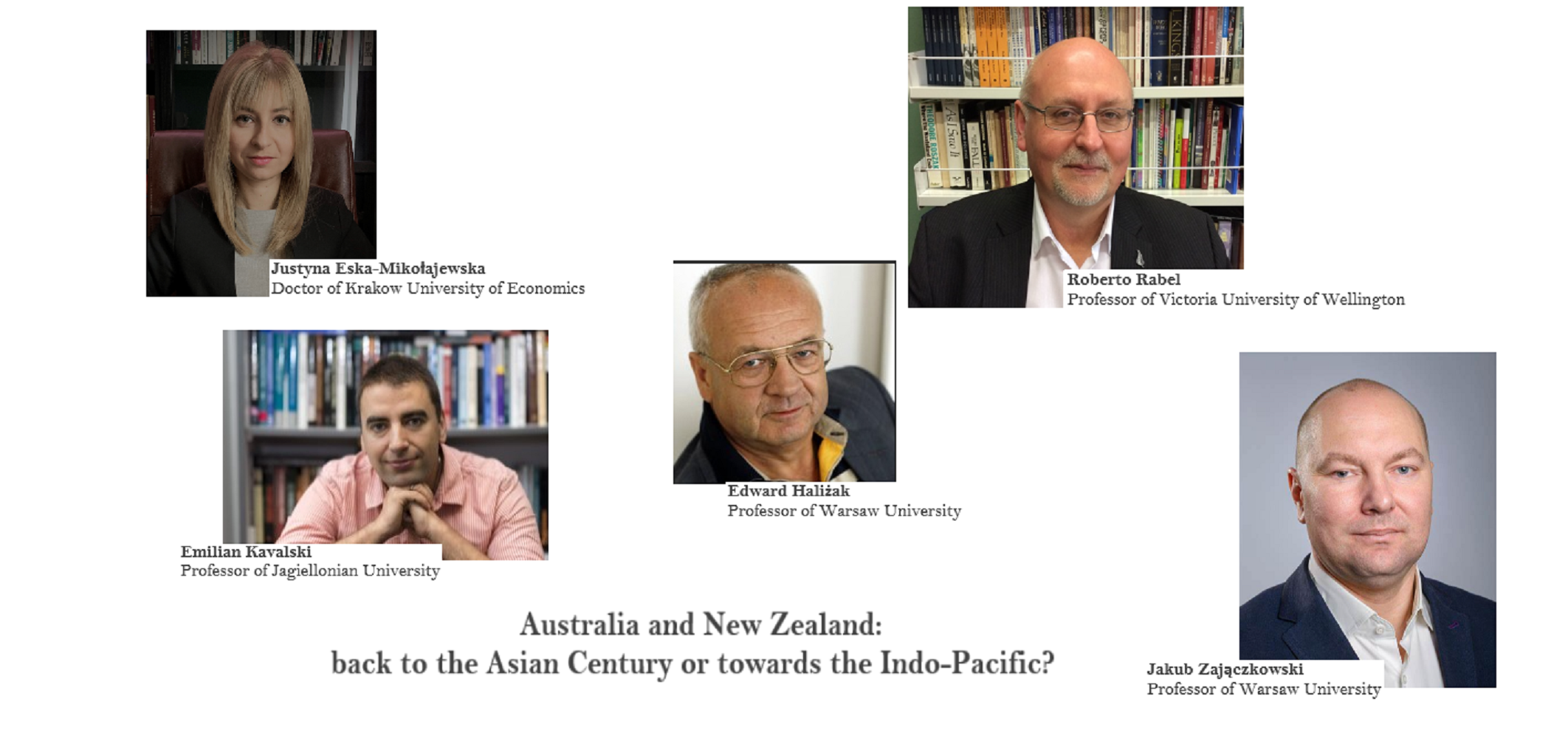 "Australia and New Zealand:  back to the Asian Century or towards the Indo-Pacific?" - panel on 14.06.2022