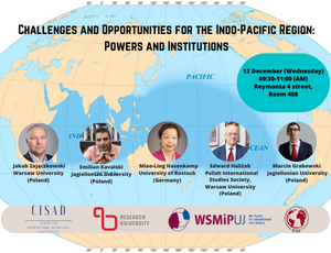 The Seminar: Challenges and Opportunities for the Indo-Pacific Region: Powers and Institutions