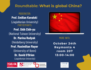 Invitation to the roundtable “What is Global China?”