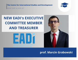 Prof. Marcin Grabowski, elected as a member of the Management Committee of the European Association of Development and Training Institutes (EADI)