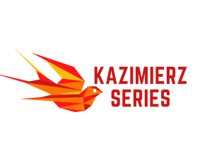 Picture of orange and red bird with text "Kazimierz series"