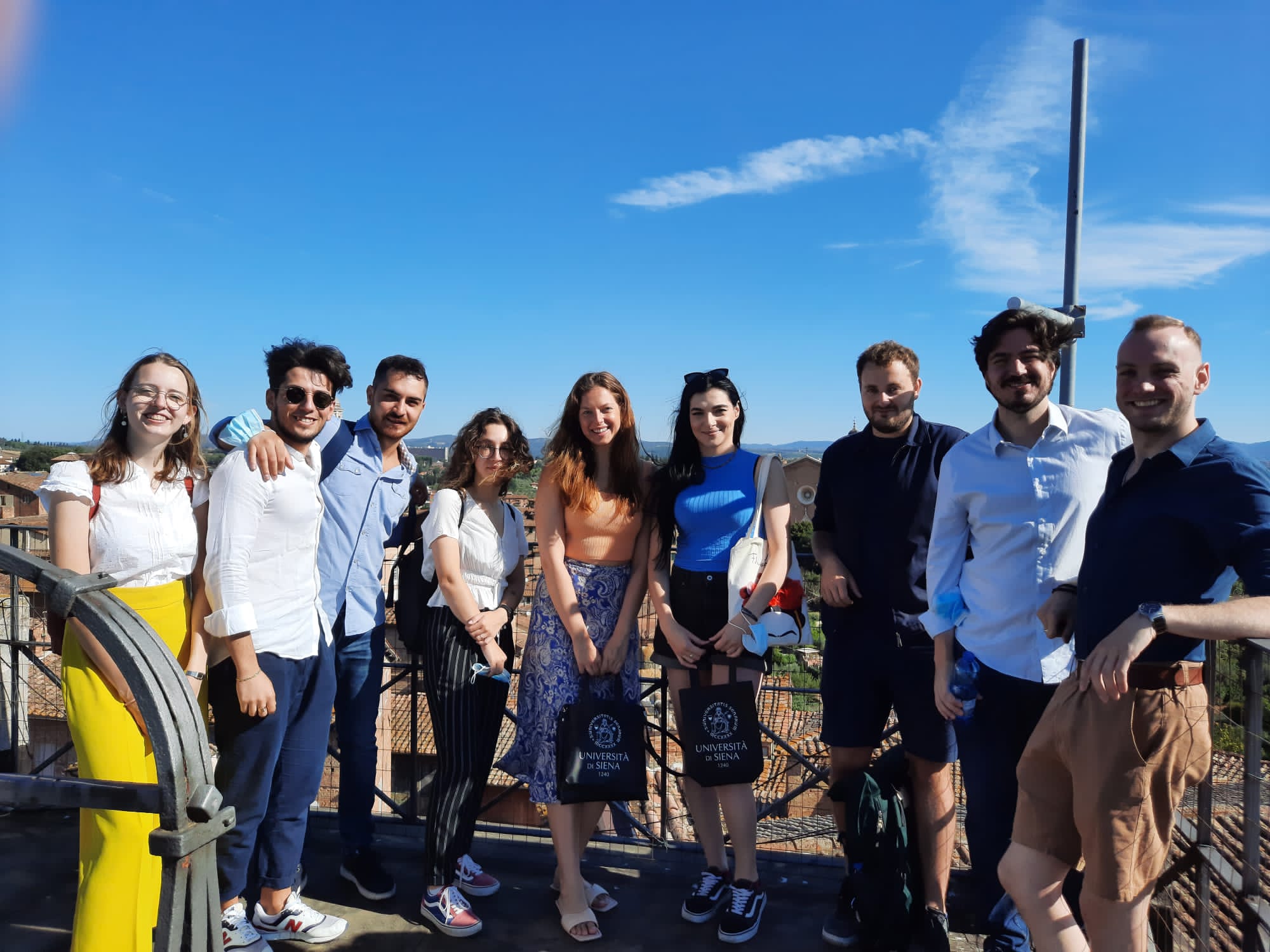 Photo of students in the heart of magnificent Tuscany