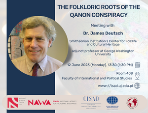 THE FOLKLORIC ROOTS OF THE QANON CONSPIRACY - meeting with Dr. James Deutsch